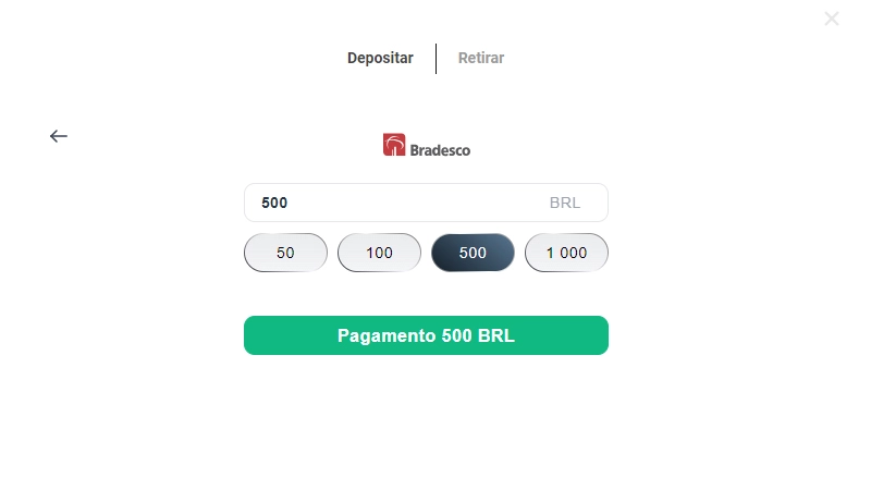 casas de apostas que aceitam banco Bradesco