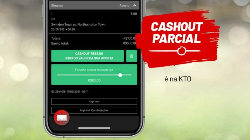 Cashout parcial da KTO