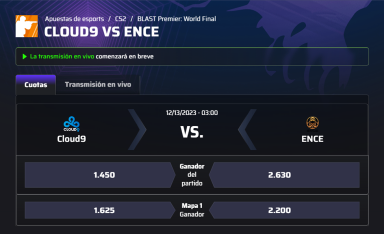Cloud9 vs Ence