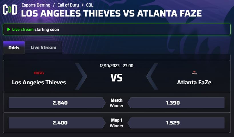 LA Thieves vs Atlanta FaZe
