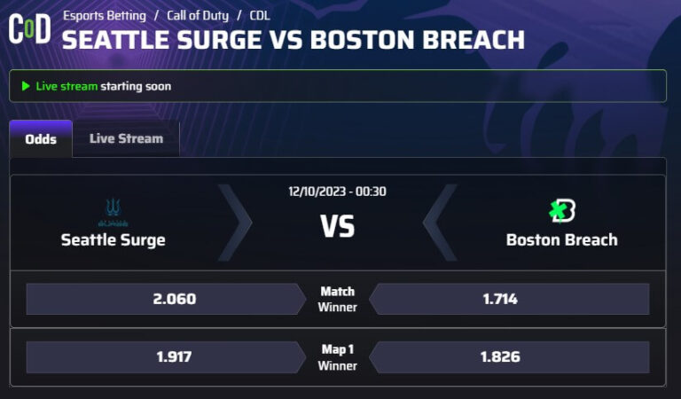 Seattle Surge vs Boston Breach