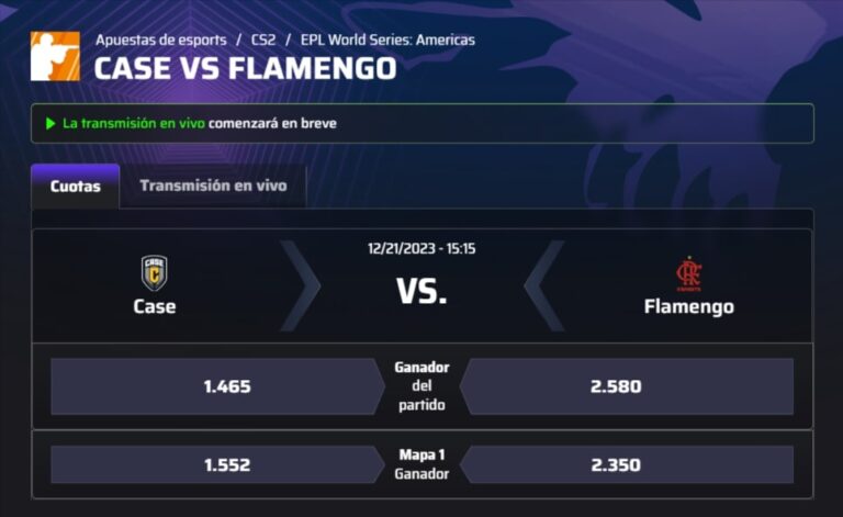case vs flamengo