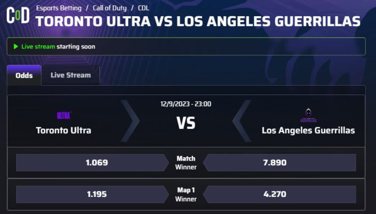 Toronto Ultra VS Los Angeles Guerrillas
