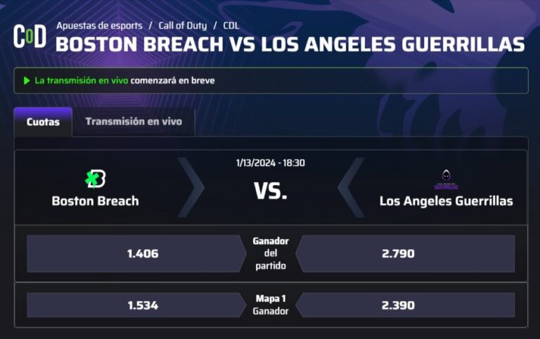 BOSTON BREACH VS LOS ANGELES GUERRILLAS