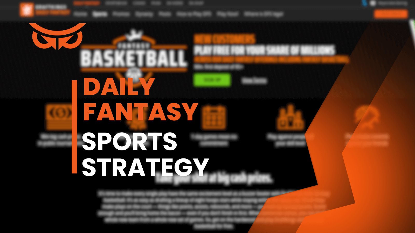 Daily fantasy sports strategy