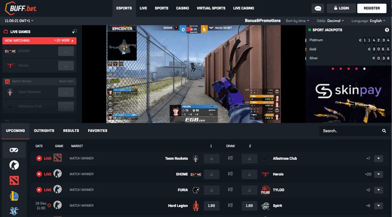 Buff Bet Live Streaming