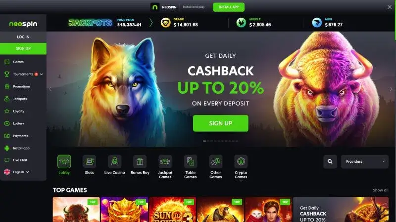is neospin casino legit