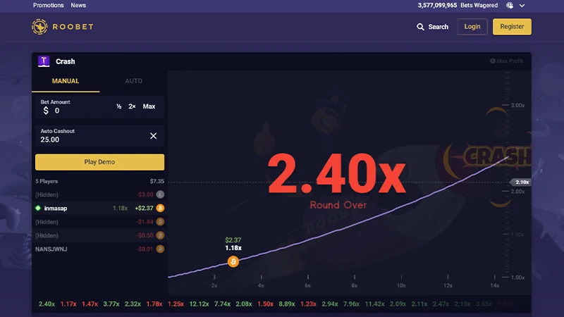 roobet crash