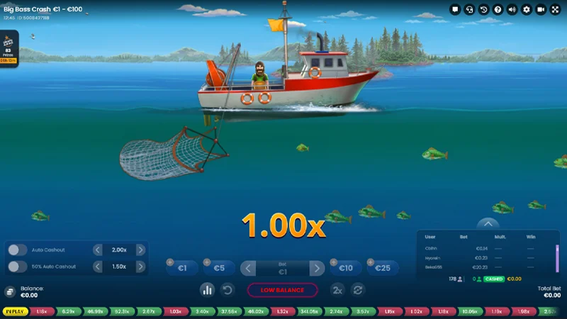 big bass crash review, strategy, how to play
