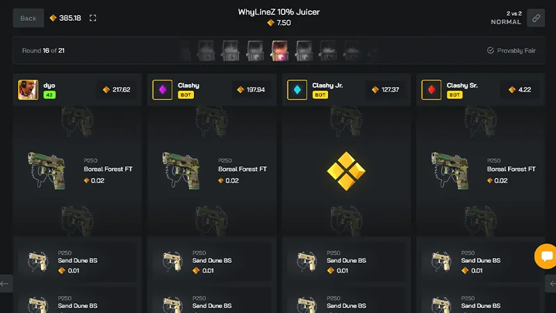 clash.gg battles