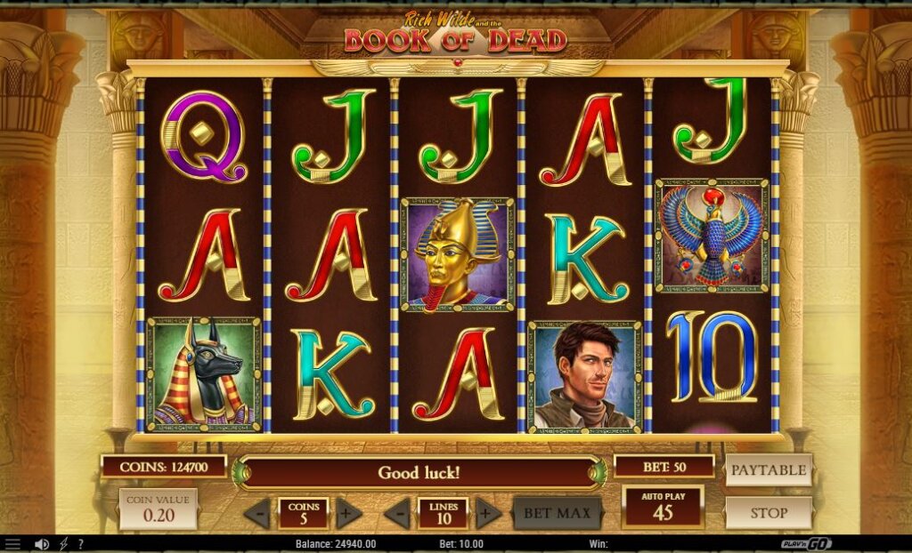 Book of Dead game screenshot