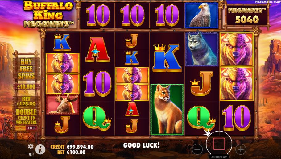 Buffalo King Megways screenshot