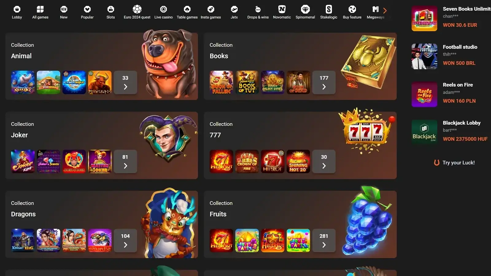 gg.bet casino - sort games by theme