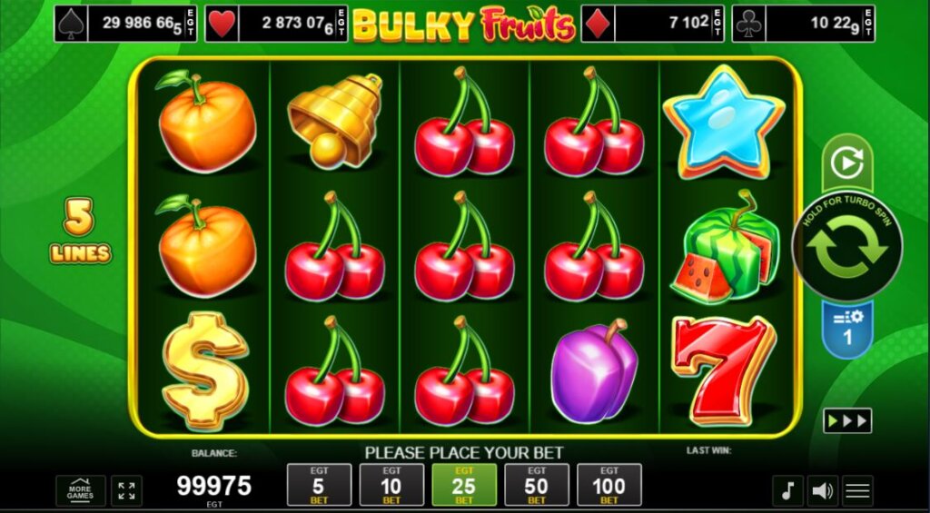 Bulky fruits screenshot