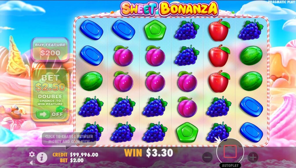 Sweet bonanza screenshot