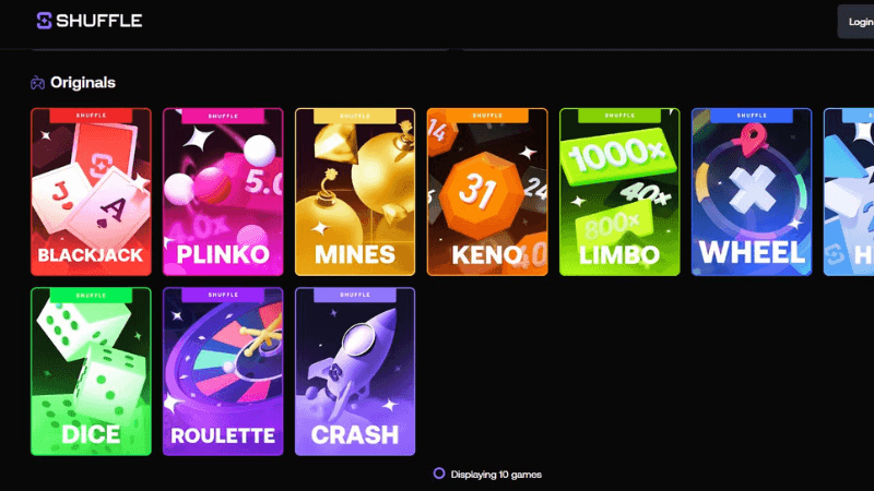Shuffle originals screenshot