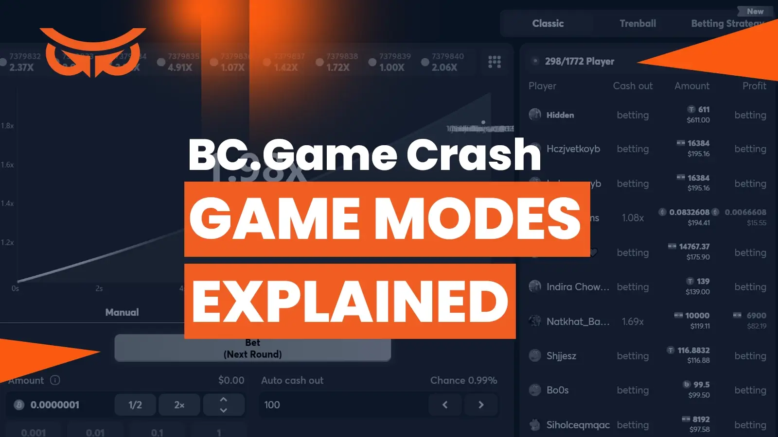 bc.game crash game modes explained