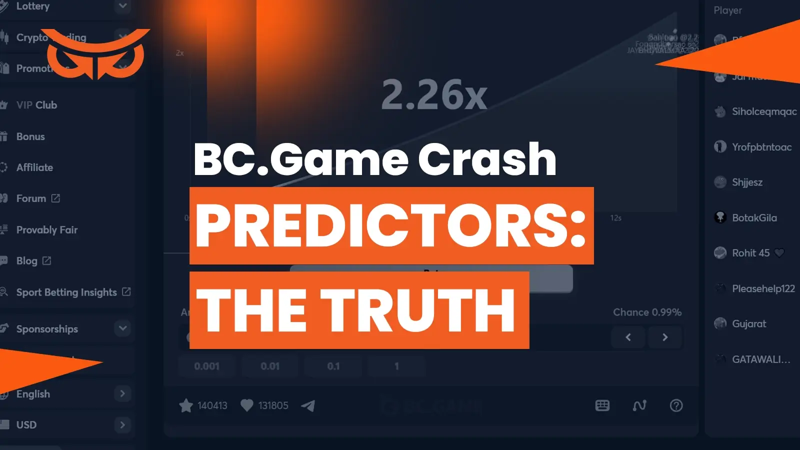 the truth about bc.game crash predictors and hacks