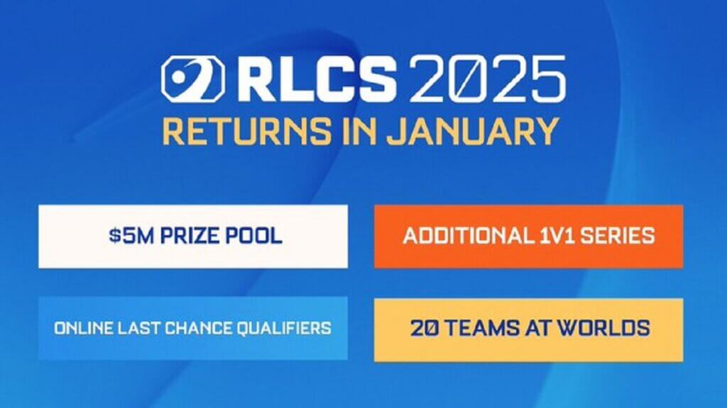 RLCS 2025 Esports Format Changes - $5 Million Prize
