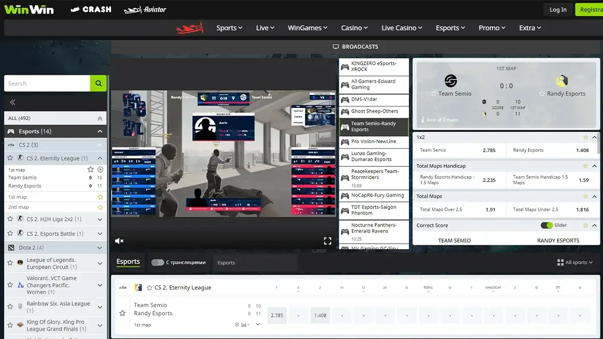 winwinbet esports betting