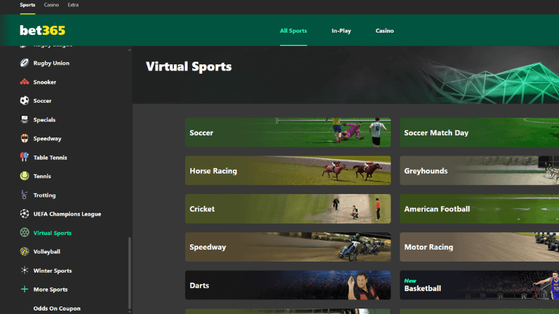 bet365 virtual sports
