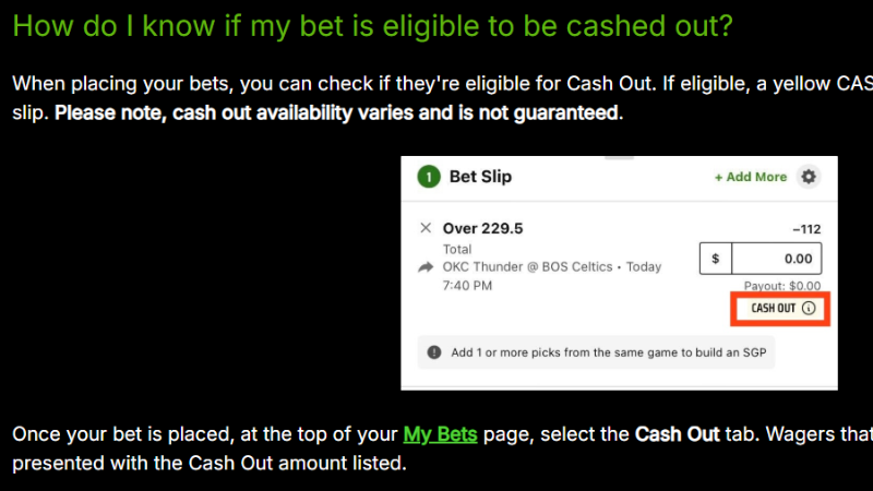 draftkings screenshot