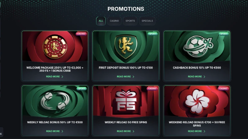 Kinbet Casino Promotions