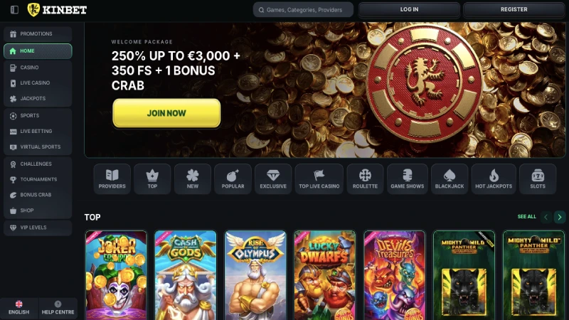 Kinbet Casino Review