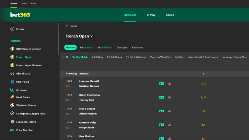 max payout bet365 screenshot