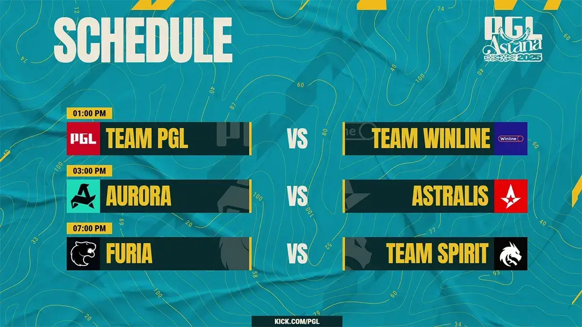 pgl astana semi finals schedule
