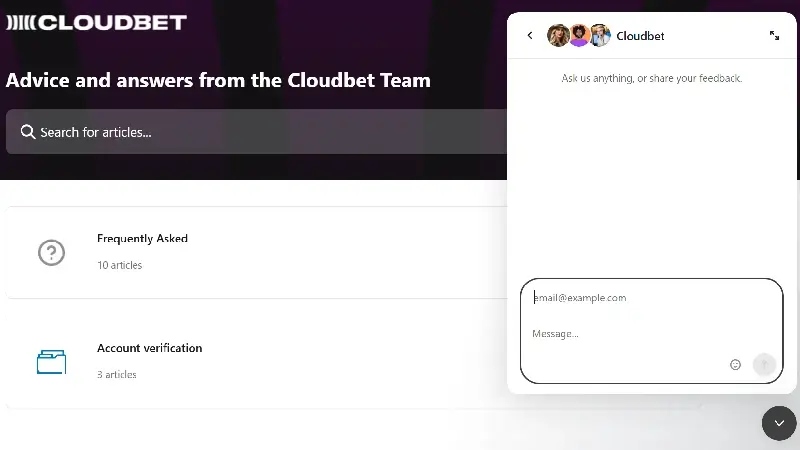 Cloudbet Support