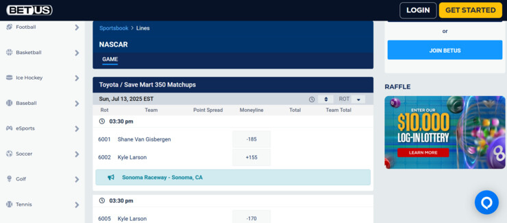 BetUS - one of the best offshore sportsbooks for US players