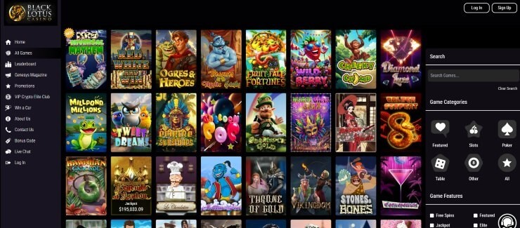 Black Lotus - top rated brand new casino site