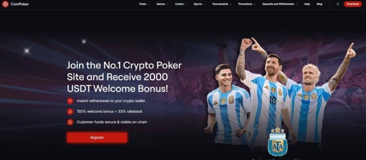 CoinPoker - overall best online poker site for US players