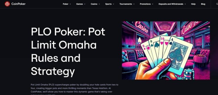 Omaha poker article by CoinPoker