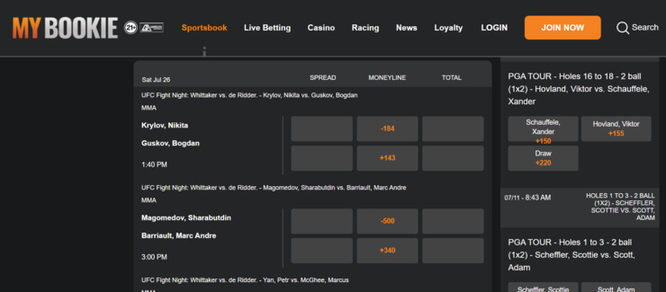 MyBookie - one of the best offshore betting sites