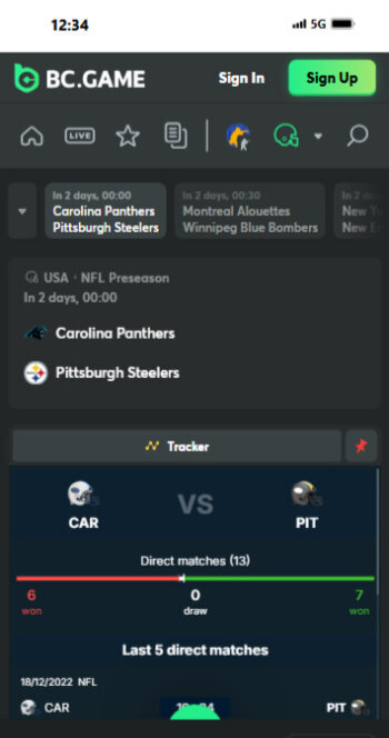 BC.Game - Bitcoin betting site