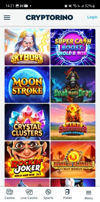 Cryptorino Crypto Casinos