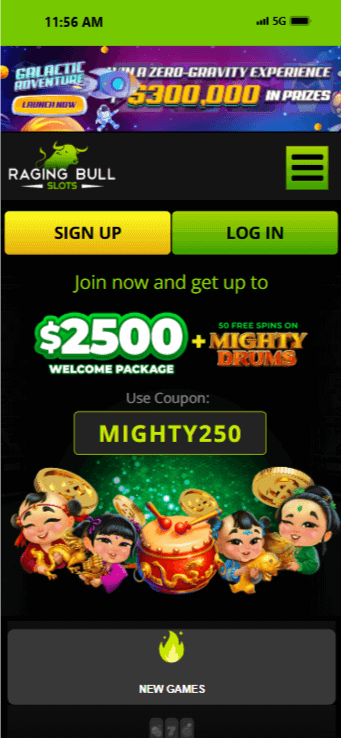 Raging Bull Texas Online Casino