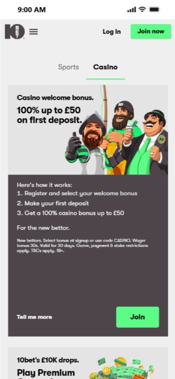 10Bet Promotions