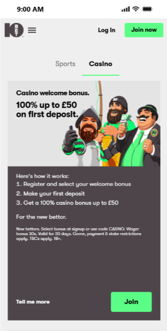 10Bet, a betting site not on GamStop