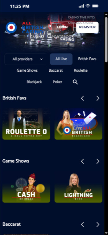 AllBritishCasino - one of the best best online casinos in the UK