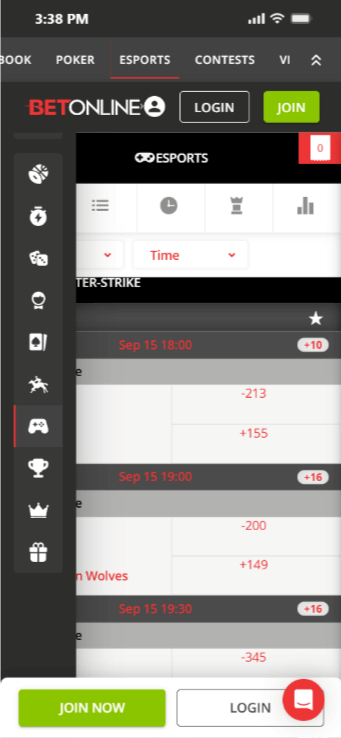 BetOnline Esports Betting