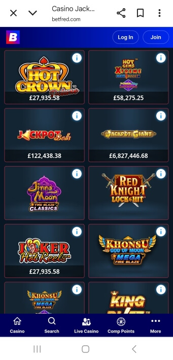 Betfred one of the best fast withdrawal casinos in the UK