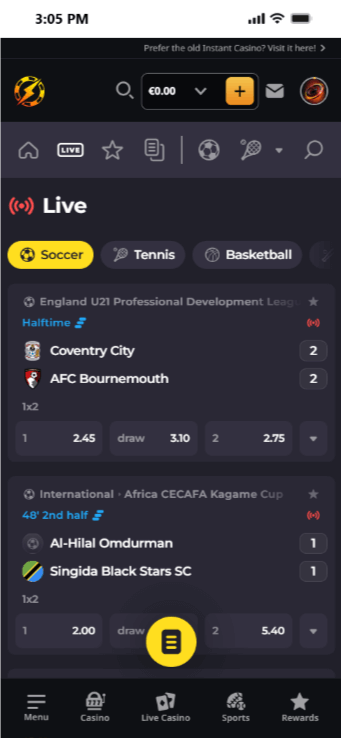 Instant Casino Crypto Sports Betting