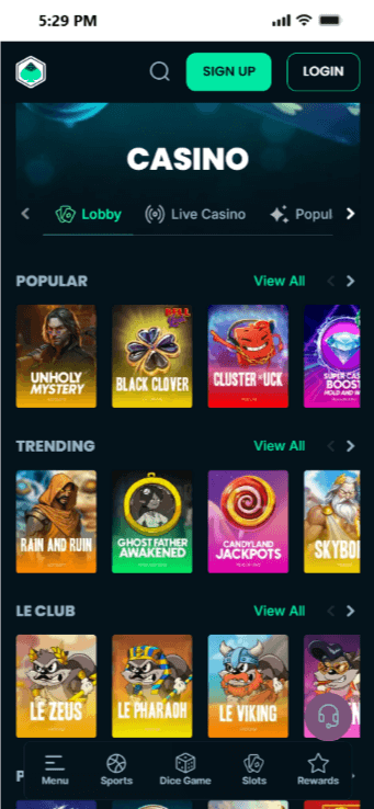 Mega Dice Crypto Casino