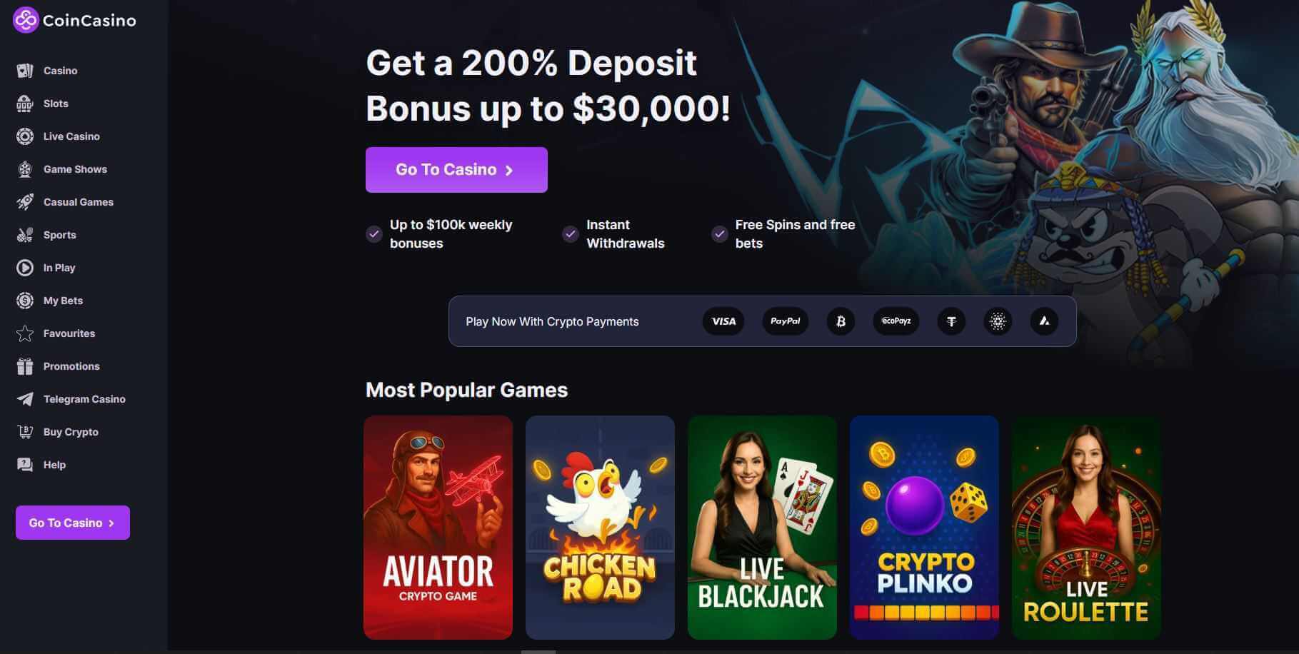 coincasino casino non AAMS