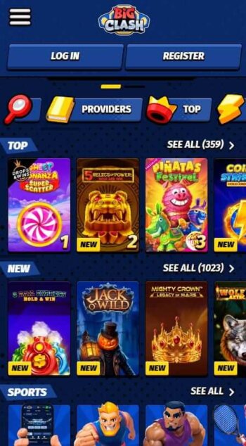 BigClash - top rated online casino in Australia