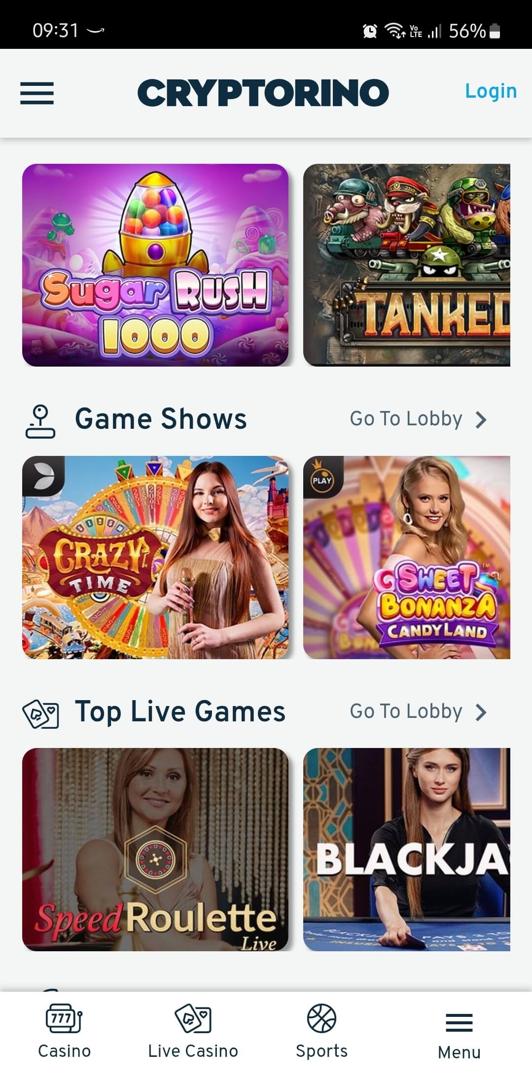 Cryptorino Crypto Casinos