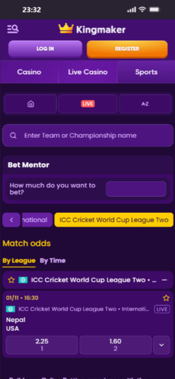 Kingmaker provides great online Australia betting odds for cricket